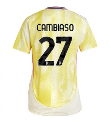 Juventus Andrea Cambiaso #27 Udebanetrøje Dame 2024-25 Kort ærmer